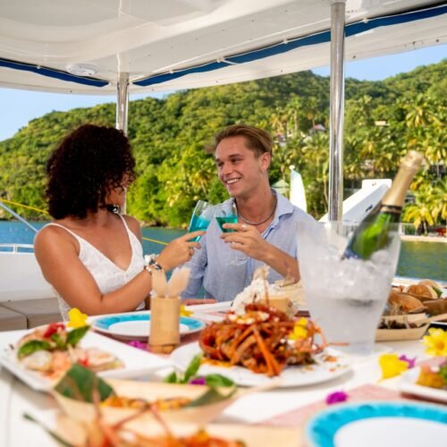 Private Luxury Catamaran St Lucia Cruise